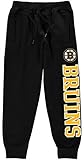Boston Bruins NHL Boys Majestic Jogger Sweatpants Black Youth Sizes