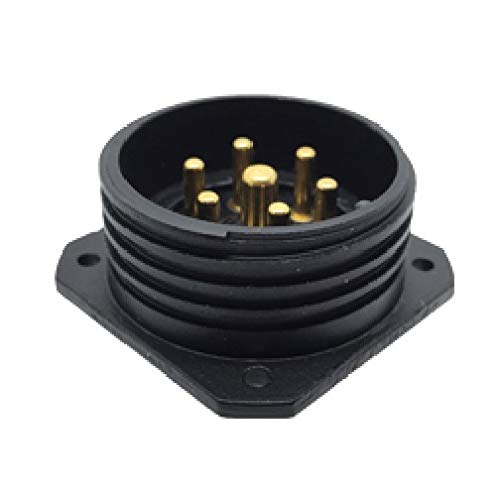 CEEP 920237Y000P020 Circular Connector, Receptacle, 37Y Insulator, Male, Panel Mount, Black Anti-Corrosive