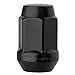 DPAccessories 23 Black 1/2-20 Closed End Bulge Acorn Lug Nuts - Cone Seat - 3/4