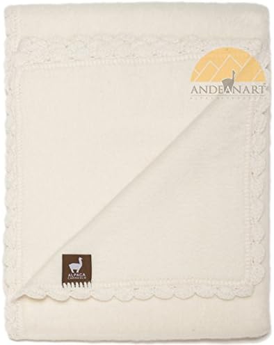 Alpaca Carrasco Alpaca Blend Baby Blanket -Super Soft Beautiful Alpaca for Baby's Delicate Skin