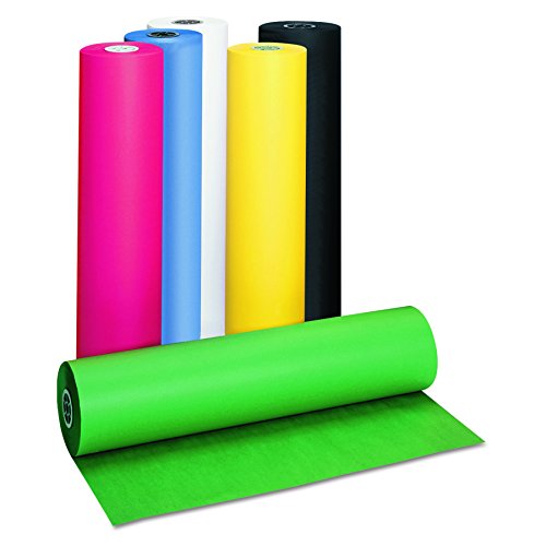 Pacon 101209 Decorol Flame Retardant Art Rolls, 40 lb, 36" x 1000 ft, Black