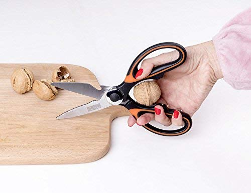 Kitchen shears- Soufull Multifunctional Stainless Steel Poultry Scissors for Poultry Meat Vegetables Herbs BBQ Open Jars and Nut Cracker -Kitchen Scissors for Kitchen - Thumbnail 2