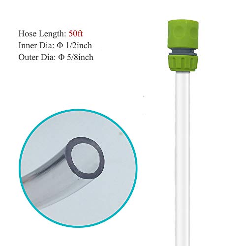 Laifoo 50ft Aquarium Water Changer Gravel & Sand Cleaner Fish Tank Siphon Cleaning Tools