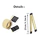 2ct Hair Styling Disk Donut Bun Maker Former Foam French Twist Hairstyle Clip DIY Doughnuts Hair Bun Tool- 2 Shades: Black & Light Brown (Black & Blonde)