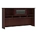 Bush Furniture Cabot Desk Hutch, Attachment with Shelves and Cabinet for Home Office, 60W, Harvest Cherry
