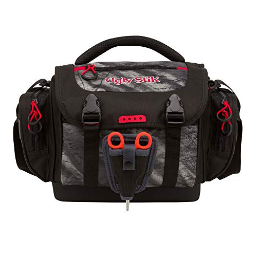 Ugly Stik Medium Size Fishing Supplies & Accessories Soft Tackle Box Bag, Camo
