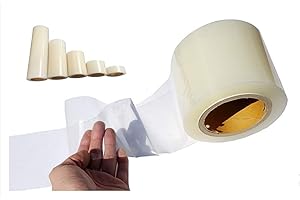 JNK NETWORKS Adhesive Surface Protective Tape - No Residue Removable Film Roll Scratch Protect Cover Smooth Surface Covering Shield for Glass Metal Plastic Clear 1.9 Inches x 164 Yards