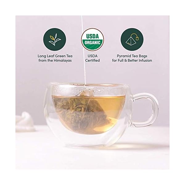 VAHDAM, GrÃ¼ner Tee Von Himalaya (100 Teebeutel) 100% Reiner & Aromatischer | NatÃ¼rliche GrÃ¼ntee Loses Blatt | Vegan, Glutenfrei, Laktosefrei | Frisch & Direkt Von Der Quelle In Indien | GrÃ¼ner Tee – Bild 4
