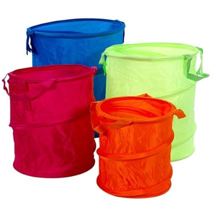 Use a laundry hamper to hold recyclables. You can even get one in your team's colors for added spirit.