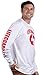 Ann Arbor T-shirt Co. Lifeguard | White Guard Unisex Uniform Costume Long Sleeve T-Shirt for Men Women - White, L