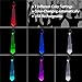 Light Up Neckties Novelty 7 Colors LED Light Up Tie Men Women LED Costumes for Halloween Music Dance Party(Single Piece)