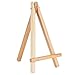 eBoot 12 Pack Mini Wood Display Easel Natural Wood Display Stand for Displaying Small Canvases, Business Cards, Photos, DIY Crafts, Home Decorations (6.25 Inch)
