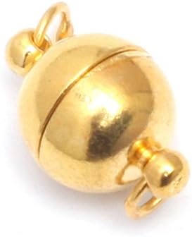 GEM-insdie Gold Plated Magnet Clasp For Necklace Bracelet Craft Charms Connector Jewelry Making Finding