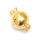 Gold Plated Magnet Clasp For Necklace Bracelet Craft Charms Connector Jewelry Making Finding