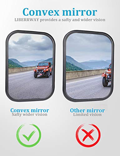 1 Mirror+Wrangler+Off+road+Rectangular+Mirrors