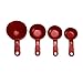 KitchenAid Classic Measuring Spoons, Set of 4, Red