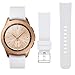 YiJYi Compatible with Samsung Galaxy Watch 42mm/Active 2 40mm 44mm/Galaxy Watch 3 41mm Watch Bands, 20mm Soft Silicone Strap Sports Replacement Wristband for Women Men