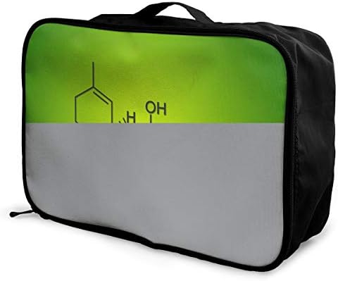 Lightweight Large Capacity Portable Luggage Bag Chemistry Papper Travel Duffel Bag Backpack