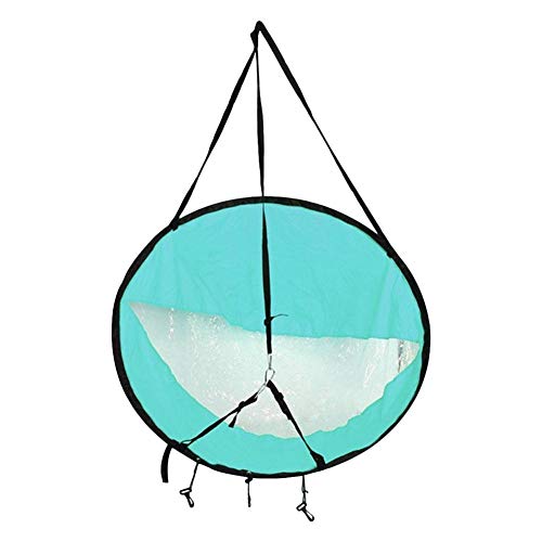 Jannyshop Durable Downwind Wind Sail Sup Paddle Board Instant Popup for Kayak Boat Sailboat Canoe Foldable