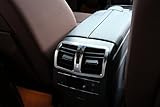 METYOUCAR ABS Chrome Rear Air Condition Outlet Cover Trim Sticker For Mercedes Benz W212 E-Class 2012-2015