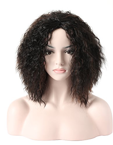 Onedor 13" kinky curly full head wigs cosplay cost…