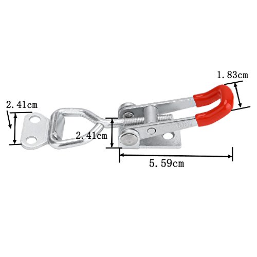 Creatyi 8 PCS 4001 Toggle Latch Clamp Heavy Duty Hand Tool, Holding Capacity 100Kg 220Lb