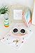 Sugar & Cloth White Melamine Tray and Multicolor Condiment Cups Set, 8 Pieces