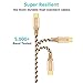 AGVEE Soft Breathing LED Lightning Charger Cable [3 Pack 4ft] 3A Fast Flat Charging Cord, Delicate Metal Shell for iPhone 11 Pro XS XR X, 10 9 8 7 6 6s, i5 i6 i7 i8, Case Friendly, Black
