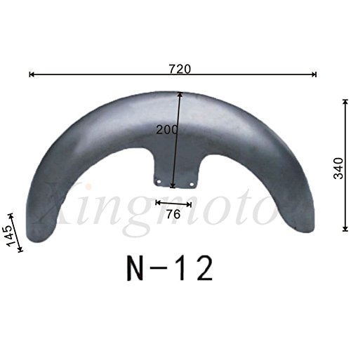 NBX- 5.5" Wide Front Fender 21" WHEEL For Compatible with Harley Dyna Softail For Compatible with 110/120/130mm tires