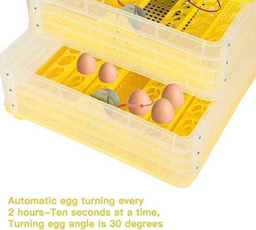 LYRONG Inkubator, Vollautomatische Brutmaschinen, Automatisches Eierdrehen, Temperatur und Feuchtigkeitsregulierung, für… – Bild 5