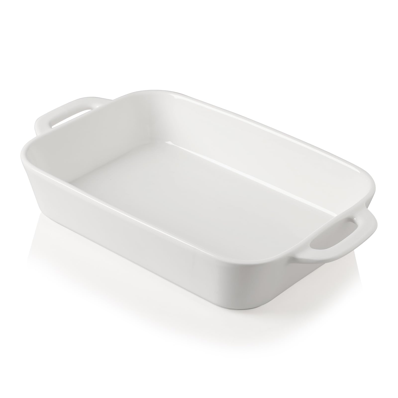 Photo 1 of Sweejar Ceramic Bakeware Set, 9x13 Rectangular Baking Dish for Cooking, Kitchen, Cake Dinner, Banquet and Daily Use, Casserole Dishes for Oven Porcelain Baking Pans(White)