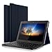 IVSO Case with Keyboard Compatible with Moto Tab- Detachable Wireless Keyboard Front Prop Stand Case/Cover for AT&T Moto Tab Tablet (Blue)