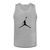 Womind Men's Jumpman Logo Tank Top HeatherGray