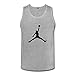 Womind Men's Jumpman Logo Tank Top HeatherGray