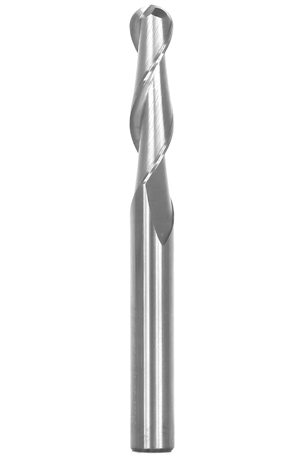 Yonico 34221-SC 1/4-Inch Dia. 2 Flute Ball Nose Spiral End Mill CNC Router Bit 1/4-Inch Shank