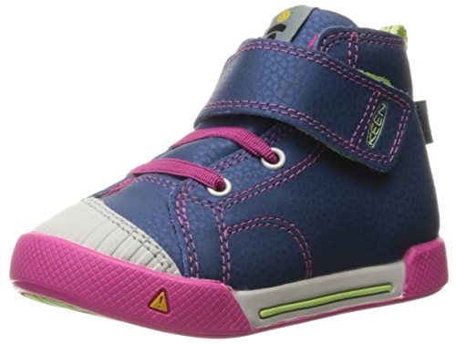 KEEN Encanto Scout High Top Sneaker (Toddler), Poseidon/Very Berry, 7 M US Toddler