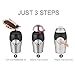PowCube Electric Coffee Grinder Blade Mill,200W, 2oz, Silver