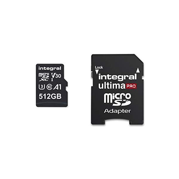 Integral 512GB Micro SD Karte 4K Video Premium High Speed Speicherkarte SDXC bis zu 100MB/s Lesegeschwindigkeit und 50MB… – Bild 4