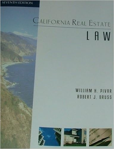 California Real Estate Law William H Pivar Robert J Bruss 9781427785213 Amazon Com Books