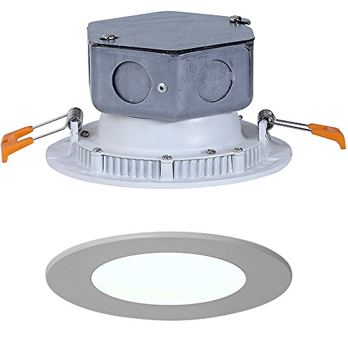 Hamilton Hills Round Flush Mount Recessed LED Light Thin Ceiling Cans