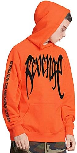 Lukitty Unisex Revenge Hoodie Xxxtentacion Graphic Print Sweatshirt Jacket