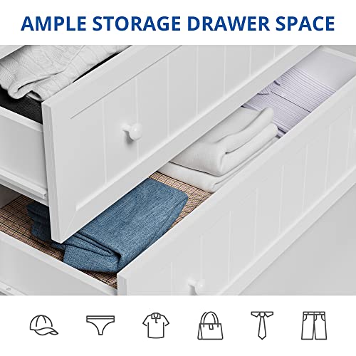 Cozy Castle Diaper Changing Table Dresser, Baby Dressers for Nursery