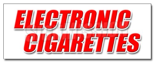 12" Electronic Cigarettes Decal Sticker Hookah pens e-hookahs Vape Pipes