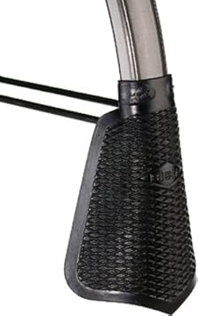 BIBIA Schmutzfänger, schwarz, mit einvulkanisiertem Blechstreifen (7 mm breit), zum Umbiegen