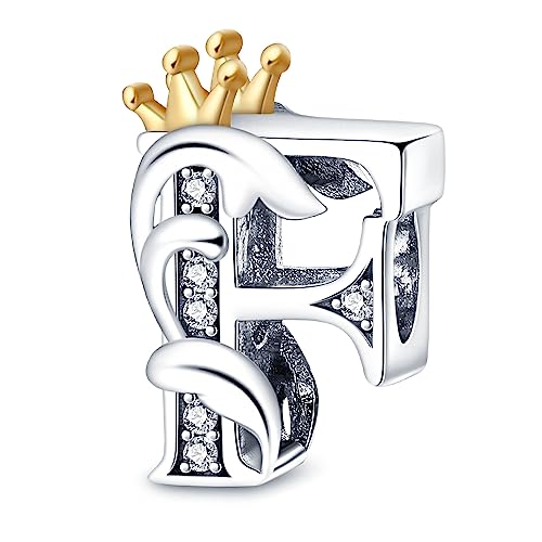 Alphabet Charms Sterling Silver Necklace Charm