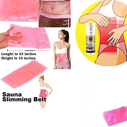 Castor Oil Pack Kit With Reusable Shape Up Saran Wrap For Stomach