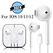 Lighting Earbuds Headset Wired Earphones Headphone with Microphone and Volume Control, Compatible with iPhone XS/XS Max/XR/X/8/8 Plus/7 IOS 10/11/12 Plug and Play