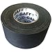 Pro Gaff/Gaffers Tape .5, 1, 2, 3, 4 Inch Widths X Variable Lengths, 3 Inch, Black primary