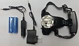 Towallmark Outdoor Waterproof LED Headlamp Plus Rechargeable Batteries/Charger