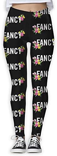 Fancy Flowers.PNG Yoga Pants Workout Running Leggings Thin Capris Pants Training Fitness PantsControl Posture Pants